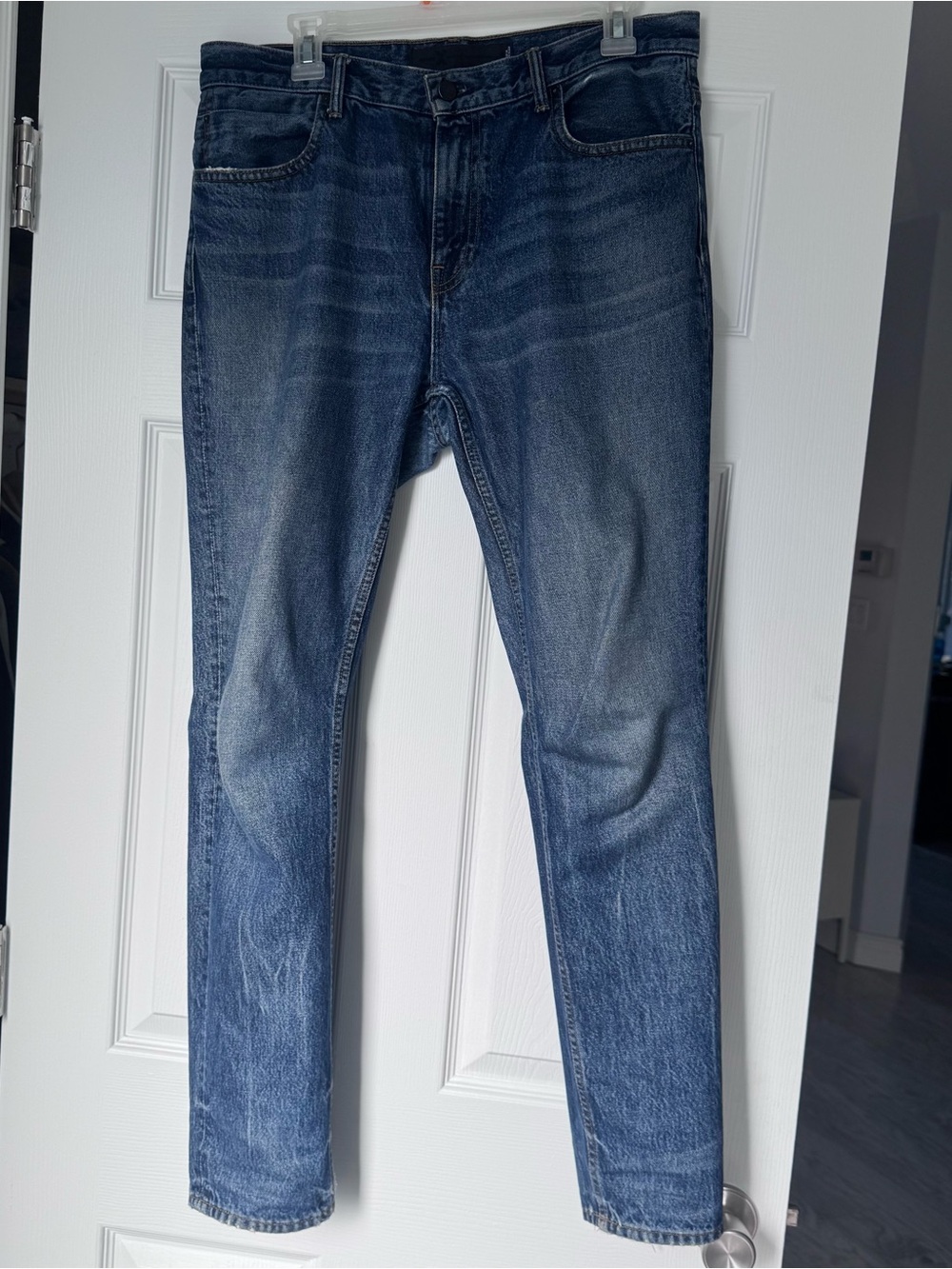 ALEXANDER WANG Men's Blue Slim Fit Jeans